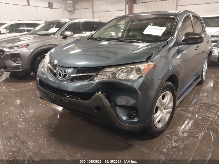 2014 Toyota Rav4 Le VIN: JTMZFREV2ED031622 Lot: 40593925