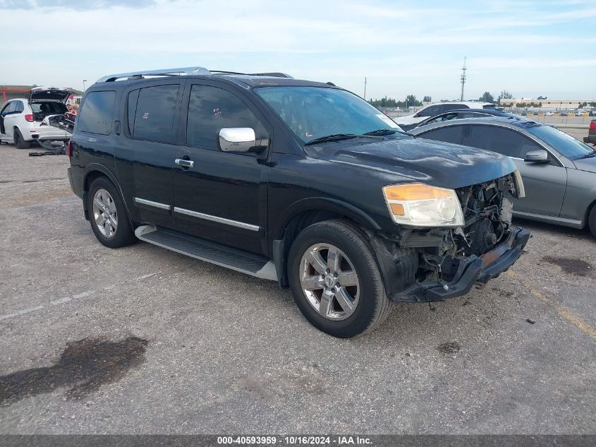 2010 Nissan Armada Platinum VIN: 5N1BA0ND2AN610760 Lot: 40593959