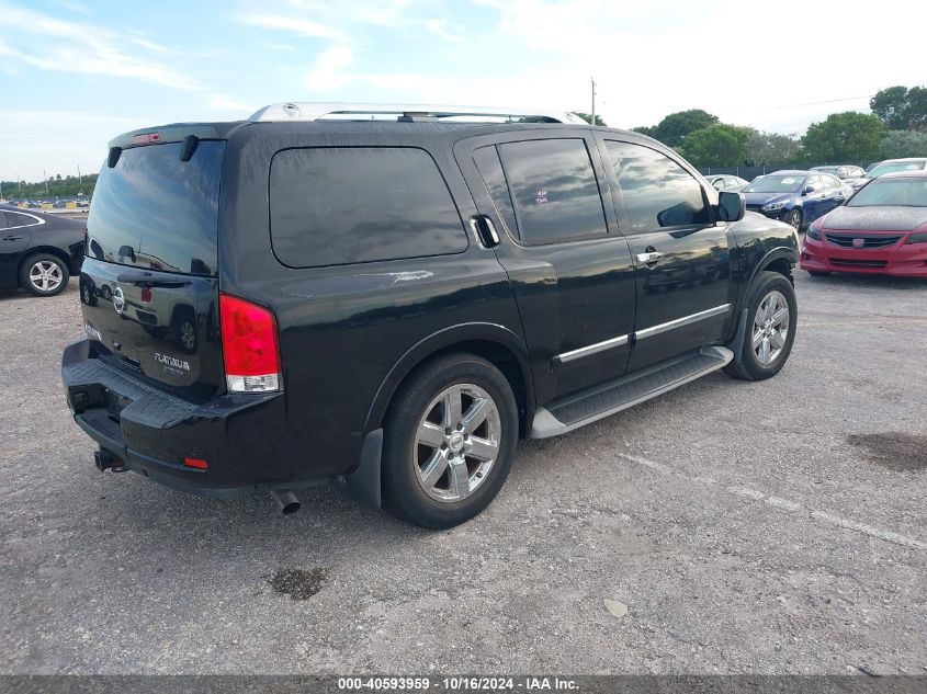 2010 Nissan Armada Platinum VIN: 5N1BA0ND2AN610760 Lot: 40593959