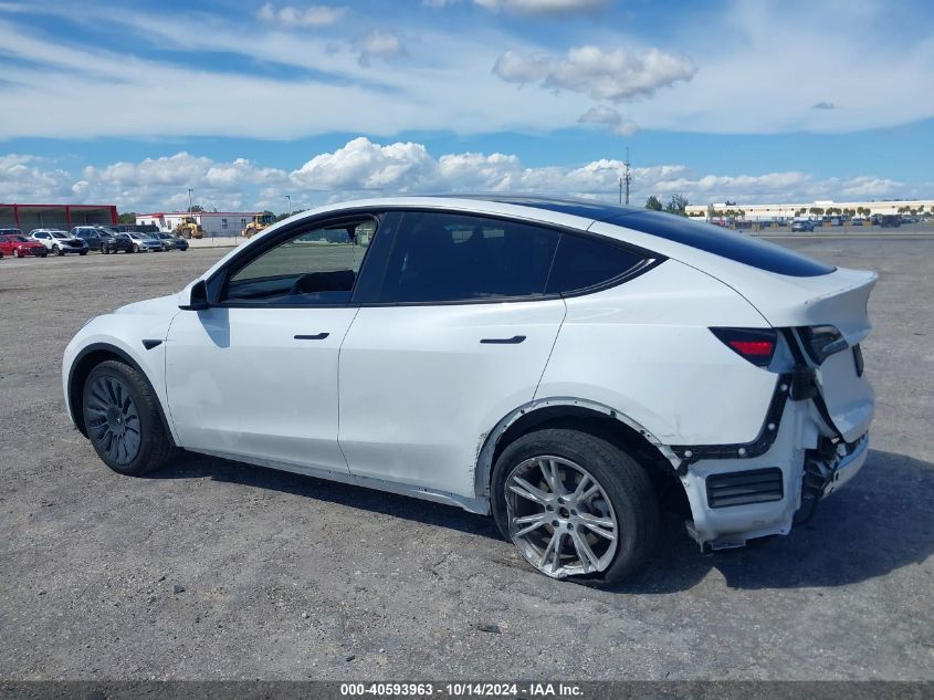 2023 Tesla Model Y Awd/Long Range Dual Motor All-Wheel Drive VIN: 7SAYGDEE8PF619633 Lot: 40593963