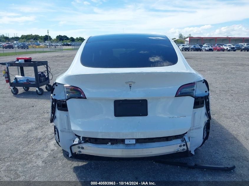 2023 Tesla Model Y Awd/Long Range Dual Motor All-Wheel Drive VIN: 7SAYGDEE8PF619633 Lot: 40593963