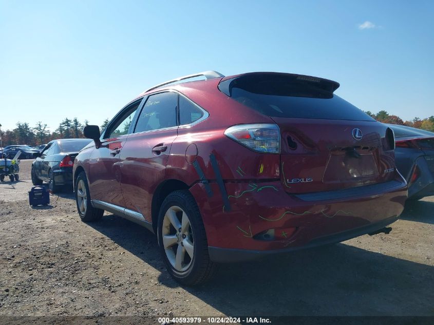 2010 Lexus Rx 350 VIN: JTJBK1BA3A2400961 Lot: 40593979