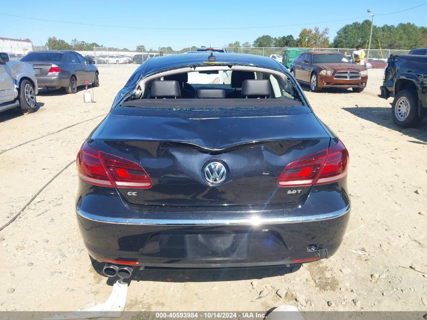 2013 Volkswagen Cc 2.0T Sport VIN: WVWBP7AN9DE552371 Lot: 40593984