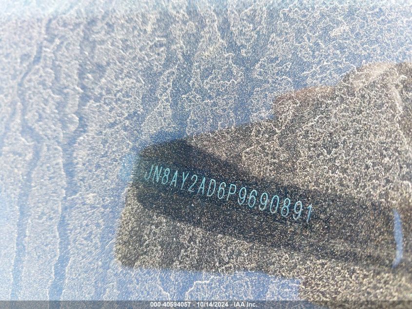 2023 Nissan Armada Sv 4Wd VIN: JN8AY2AD6P9690891 Lot: 40594057
