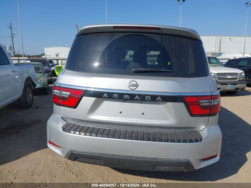 2023 Nissan Armada Sv 4Wd VIN: JN8AY2AD6P9690891 Lot: 40594057