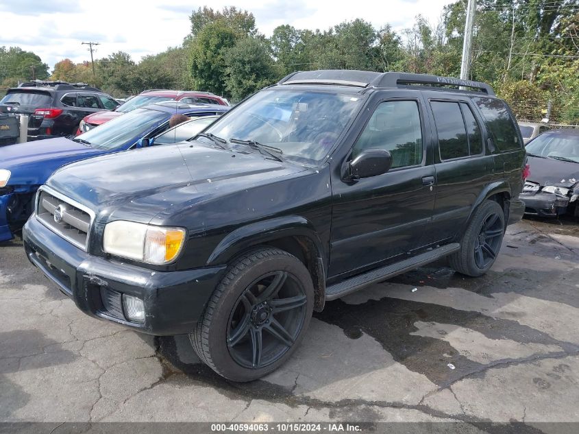 2002 Nissan Pathfinder Le VIN: JN8DR09Y72W710808 Lot: 40594063