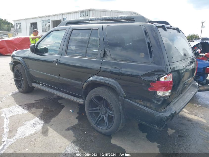 2002 Nissan Pathfinder Le VIN: JN8DR09Y72W710808 Lot: 40594063