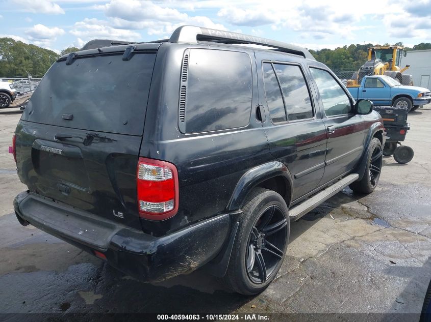 2002 Nissan Pathfinder Le VIN: JN8DR09Y72W710808 Lot: 40594063