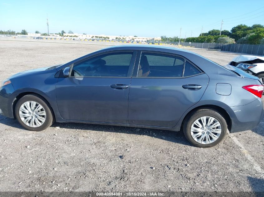 2016 Toyota Corolla Le VIN: 5YFBURHE0GP381110 Lot: 40594081