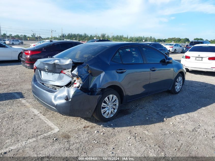 2016 Toyota Corolla Le VIN: 5YFBURHE0GP381110 Lot: 40594081