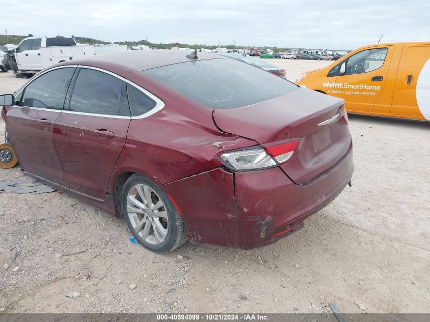 2015 Chrysler 200 Limited VIN: 1C3CCCAB1FN543251 Lot: 40594099