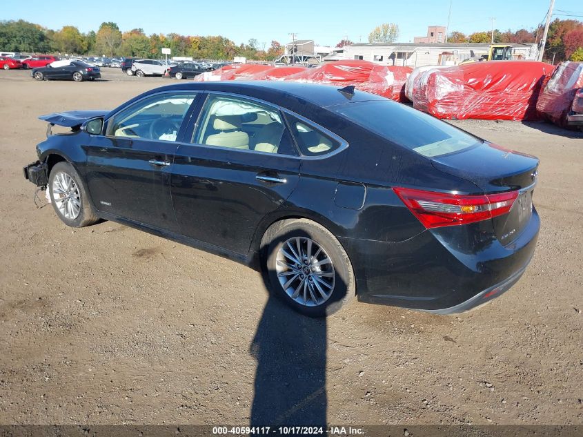 2016 Toyota Avalon Hybrid/Plus/Xle Prem/Ltd VIN: 4T1BD1EB4GU054011 Lot: 40594117