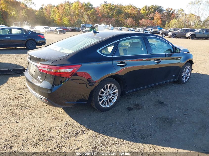 2016 Toyota Avalon Hybrid/Plus/Xle Prem/Ltd VIN: 4T1BD1EB4GU054011 Lot: 40594117