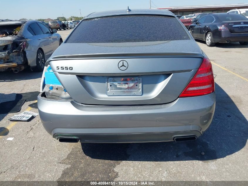 2012 Mercedes-Benz S 550 VIN: WDDNG7DB6CA452982 Lot: 40594151