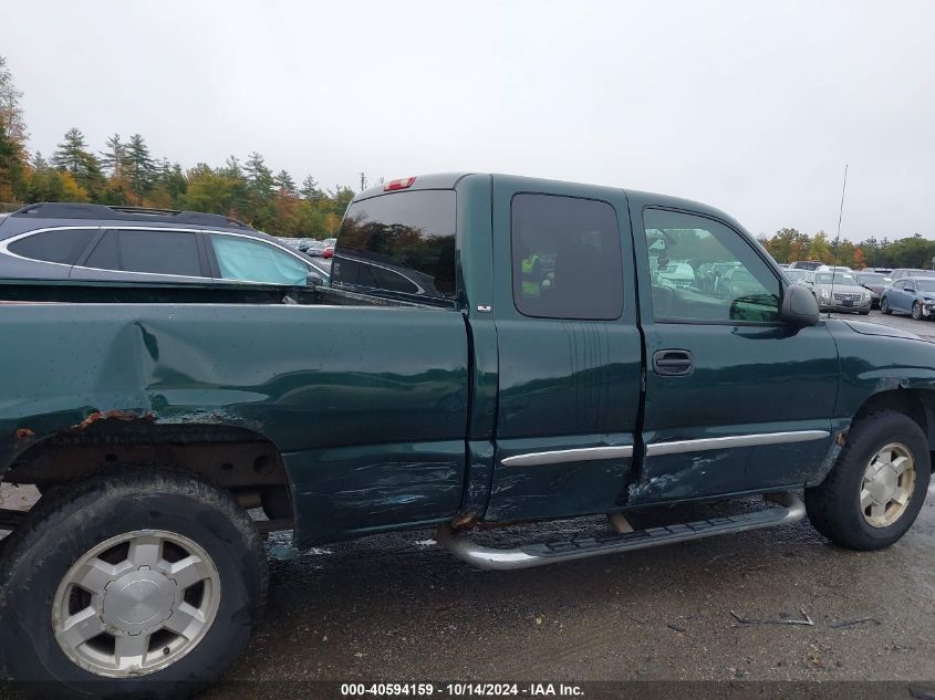 2005 GMC Sierra 1500 Sle VIN: 2GTEK19B851313030 Lot: 40594159