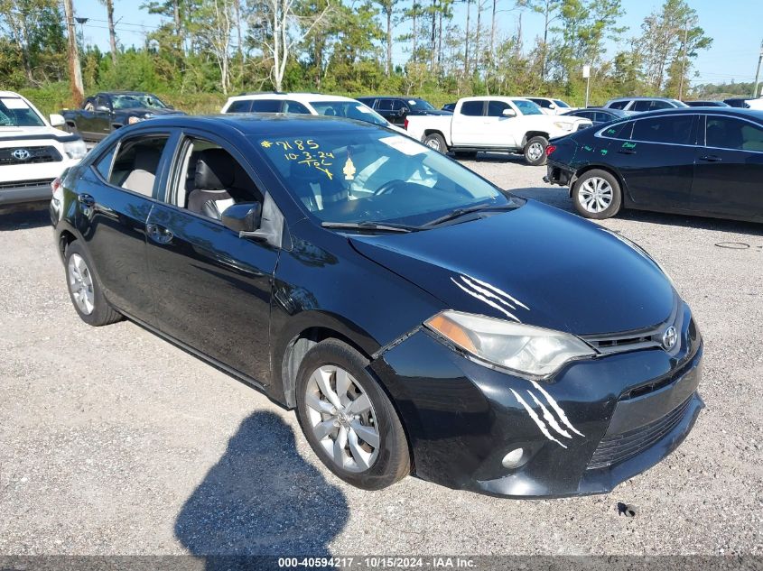 2016 TOYOTA COROLLA LE - 2T1BURHE4GC548049