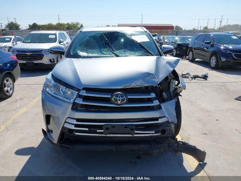 2018 Toyota Highlander Xle VIN: 5TDKZRFH8JS535818 Lot: 40594240