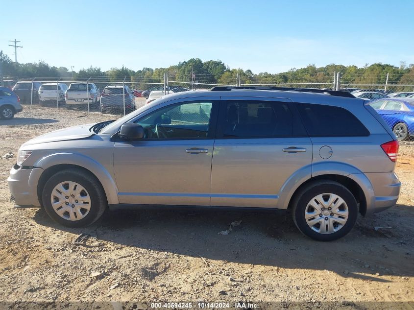 2018 Dodge Journey Se VIN: 3C4PDCAB6JT383970 Lot: 40594245