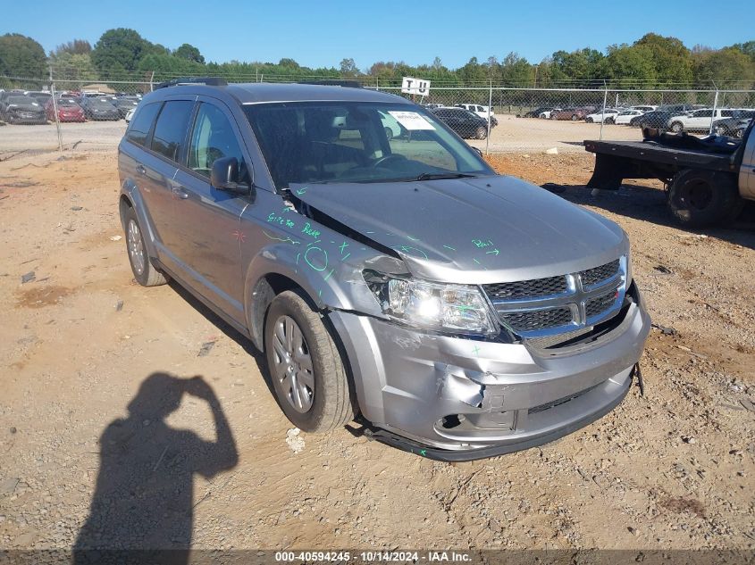 2018 Dodge Journey Se VIN: 3C4PDCAB6JT383970 Lot: 40594245