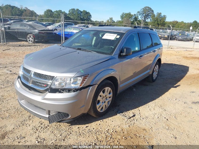 2018 Dodge Journey Se VIN: 3C4PDCAB6JT383970 Lot: 40594245