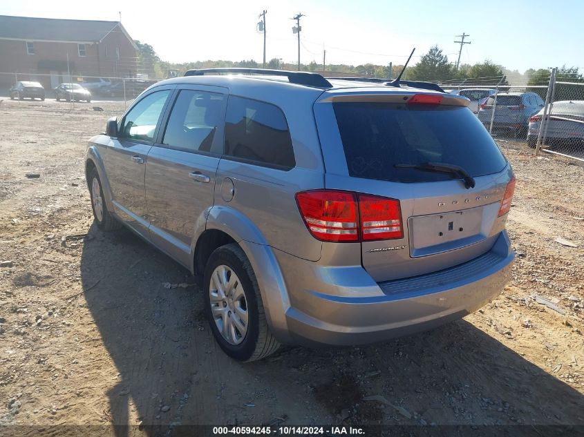 2018 Dodge Journey Se VIN: 3C4PDCAB6JT383970 Lot: 40594245