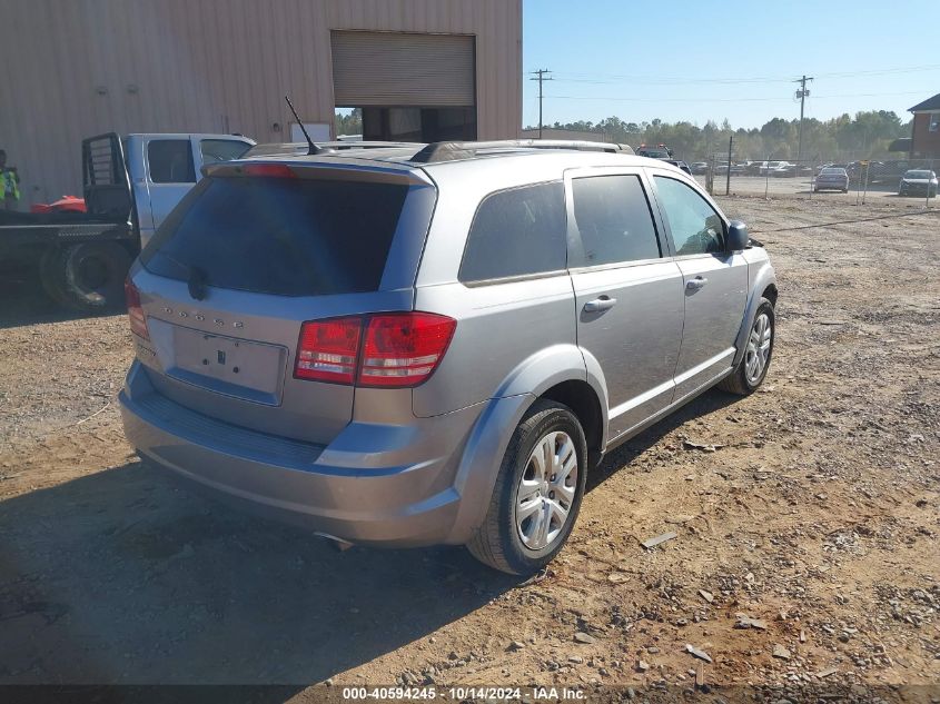 2018 Dodge Journey Se VIN: 3C4PDCAB6JT383970 Lot: 40594245