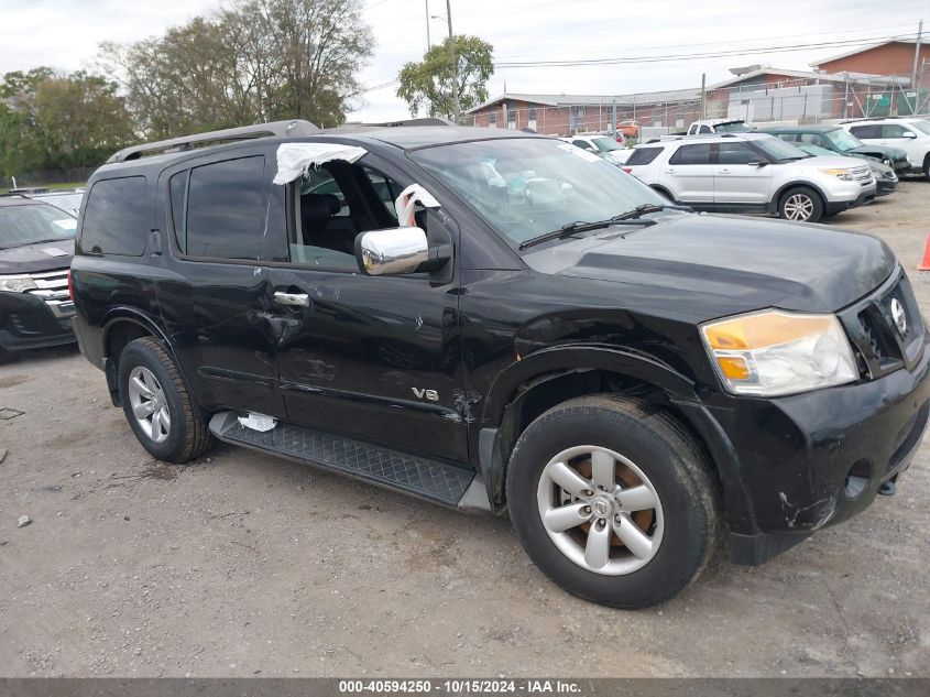 2008 Nissan Armada Se VIN: 5N1AA08C28N609083 Lot: 40594250