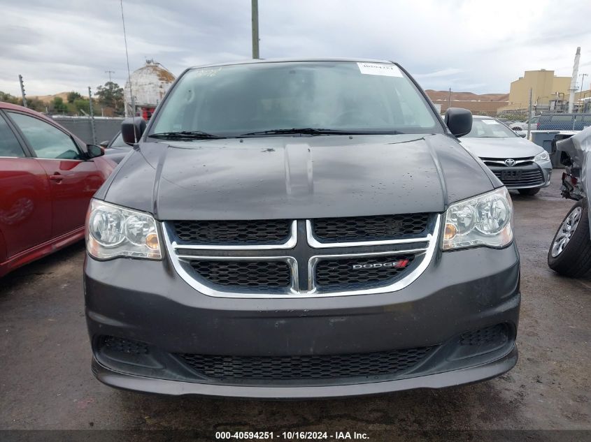 2016 Dodge Grand Caravan Se VIN: 2C4RDGBG6GR379617 Lot: 40594251