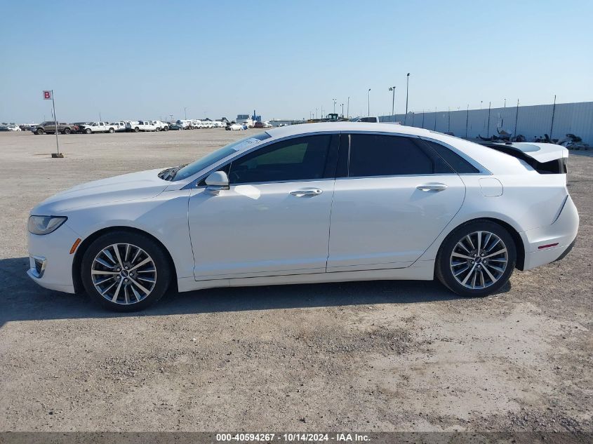 2019 Lincoln Mkz Hybrid Standard VIN: 3LN6L5KU6KR618744 Lot: 40594267