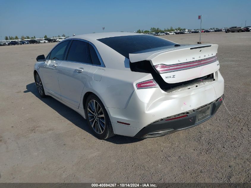 2019 Lincoln Mkz Hybrid Standard VIN: 3LN6L5KU6KR618744 Lot: 40594267