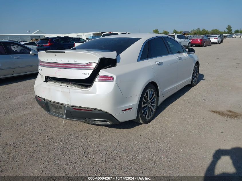 2019 Lincoln Mkz Hybrid Standard VIN: 3LN6L5KU6KR618744 Lot: 40594267