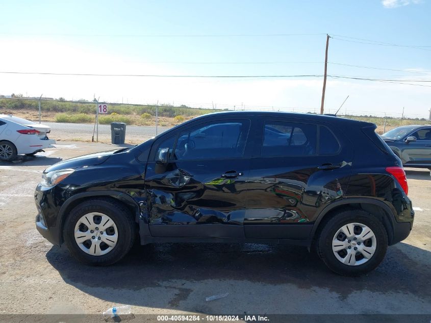 2018 Chevrolet Trax Ls VIN: 3GNCJKSB0JL375757 Lot: 40594284