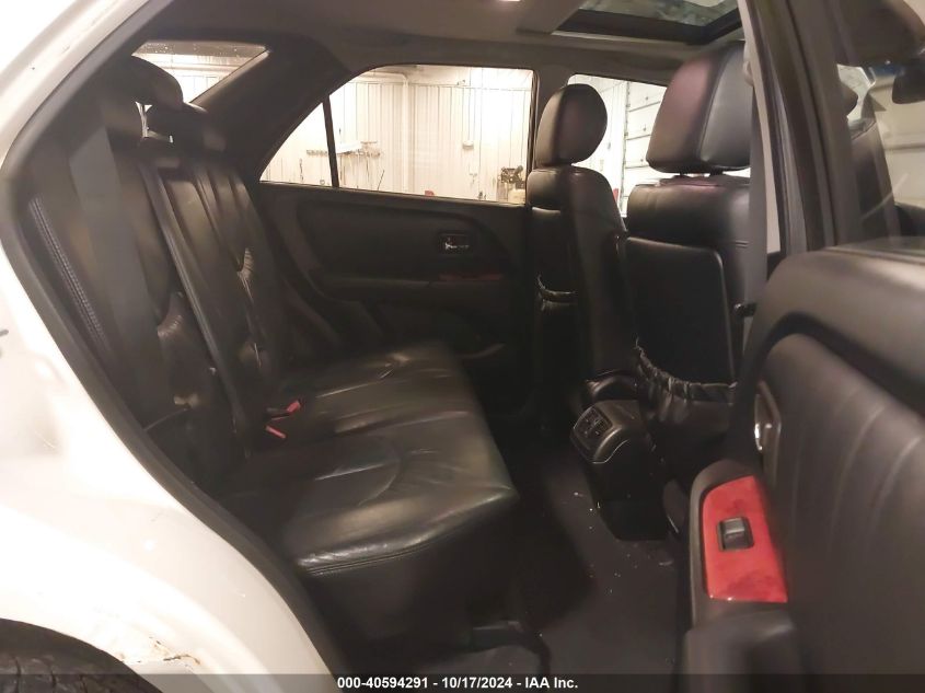 2001 Lexus Rx 300 VIN: JTJHF10U310171267 Lot: 40594291