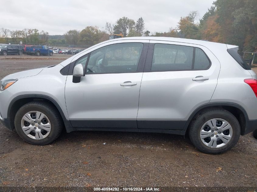 2017 Chevrolet Trax Ls VIN: 3GNCJKSB6HL268979 Lot: 40594292