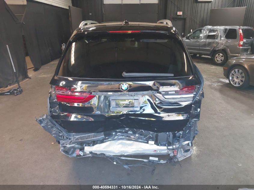 2020 BMW X7 xDrive40I VIN: 5UXCW2C02L9A01896 Lot: 40594331