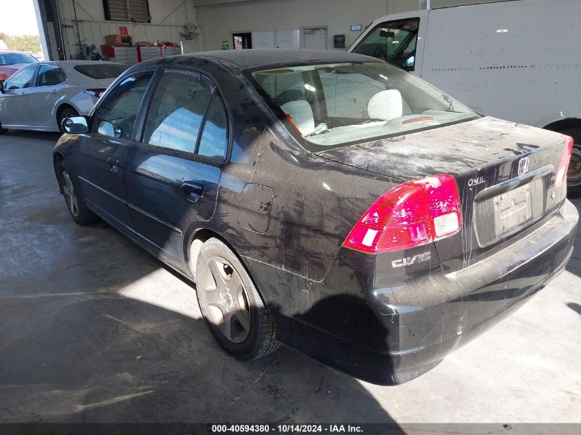 2005 Honda Civic Ex VIN: 2HGES26755H502748 Lot: 40594380