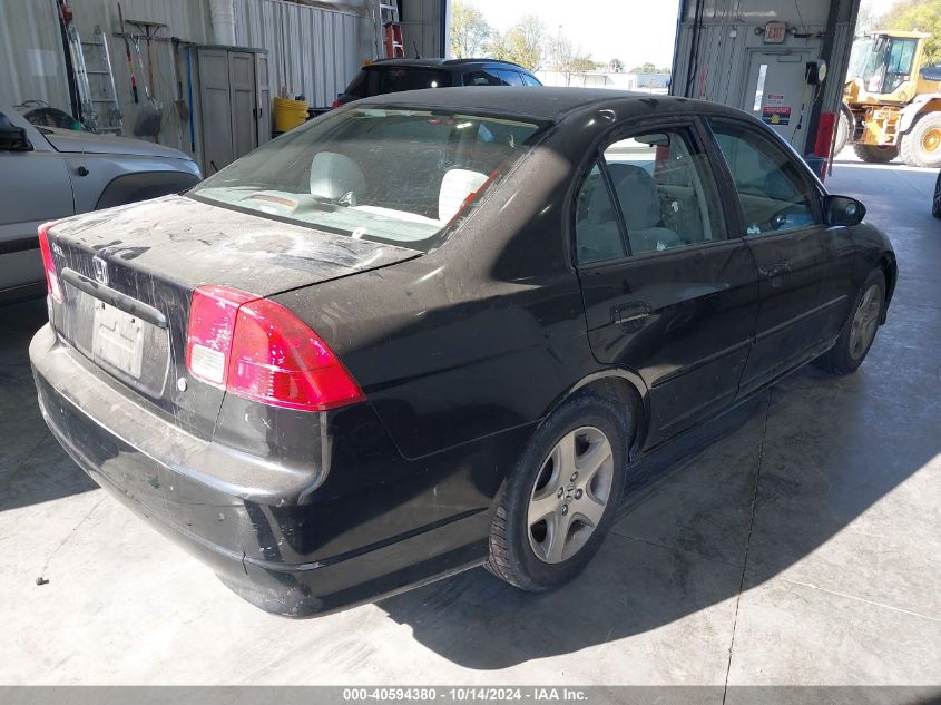 2005 Honda Civic Ex VIN: 2HGES26755H502748 Lot: 40594380