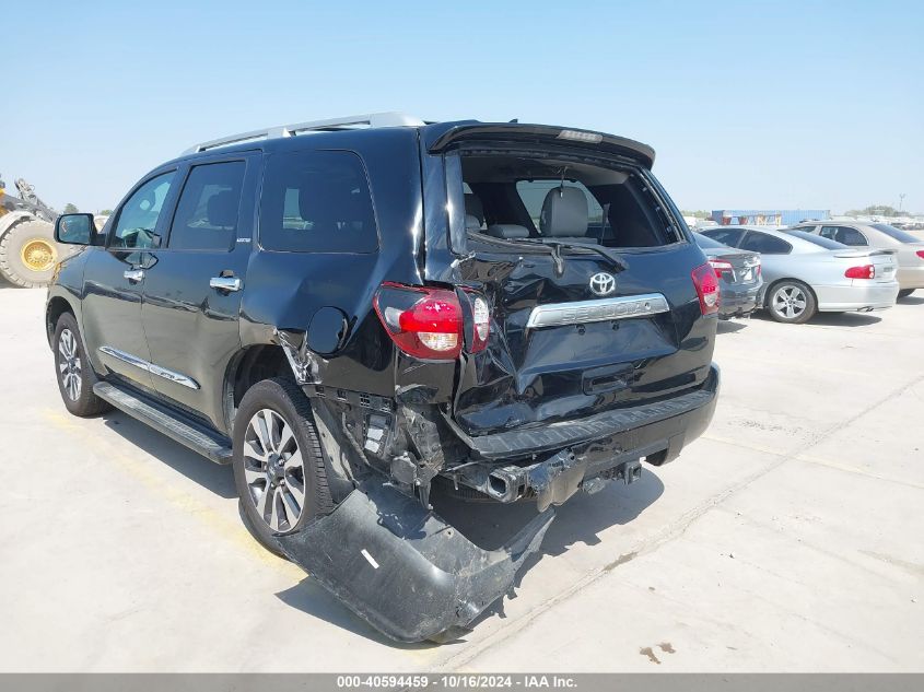 2018 Toyota Sequoia Limited VIN: 5TDKY5G1XJS069919 Lot: 40594459