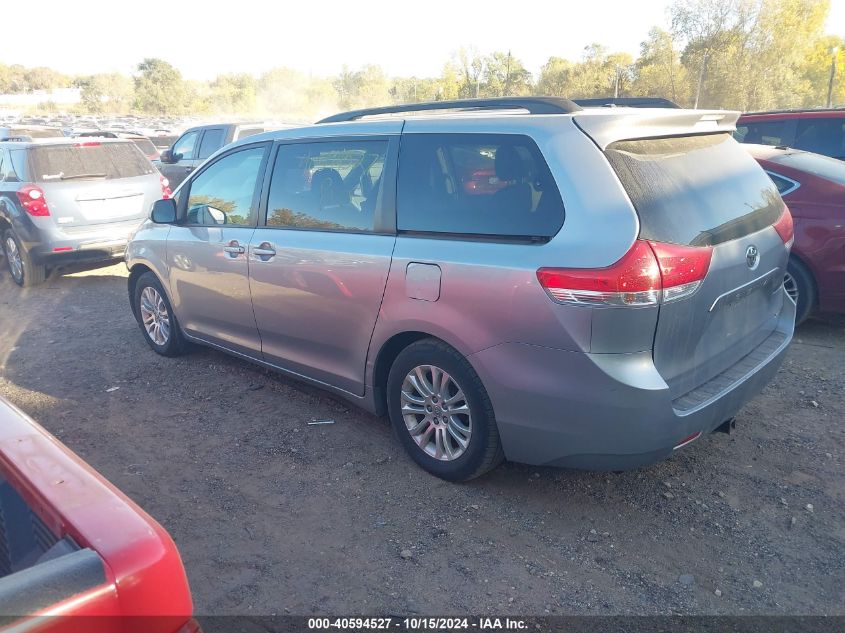 2013 Toyota Sienna Xle V6 8 Passenger VIN: 5TDYK3DC0DS353215 Lot: 40594527