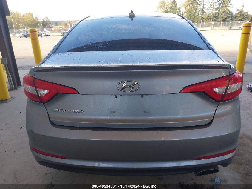 2016 Hyundai Sonata Se VIN: 5NPE24AF8GH363122 Lot: 40594531