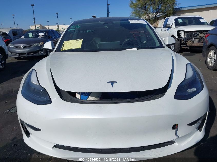 2022 Tesla Model 3 Performance Dual Motor All-Wheel Drive VIN: 5YJ3E1EC6NF204141 Lot: 40594532