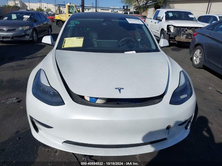 2022 Tesla Model 3 Performance Dual Motor All-Wheel Drive VIN: 5YJ3E1EC6NF204141 Lot: 40594532