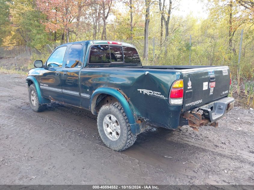 2001 Toyota Tundra Sr5 V8 VIN: 5TBBT44111S155089 Lot: 40594552