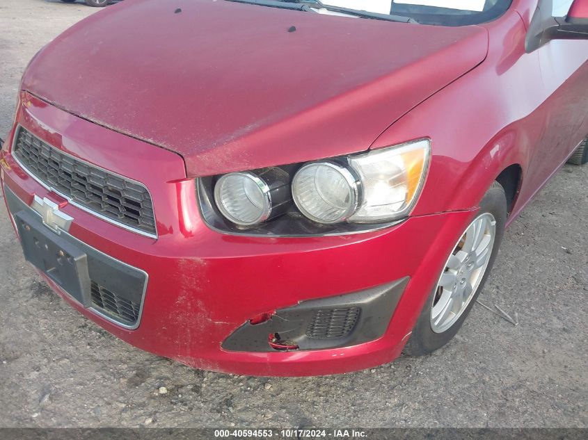 2012 Chevrolet Sonic Lt VIN: 1G1JC5SH1C4204209 Lot: 40594553