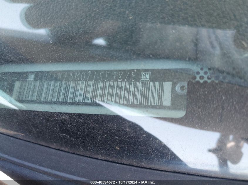 2007 Chevrolet Silverado 1500 Lt1 VIN: 2GCEK13M071555873 Lot: 40594572