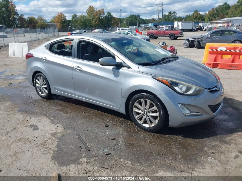 2015 Hyundai Elantra Se VIN: 5NPDH4AE6FH632833 Lot: 40594573