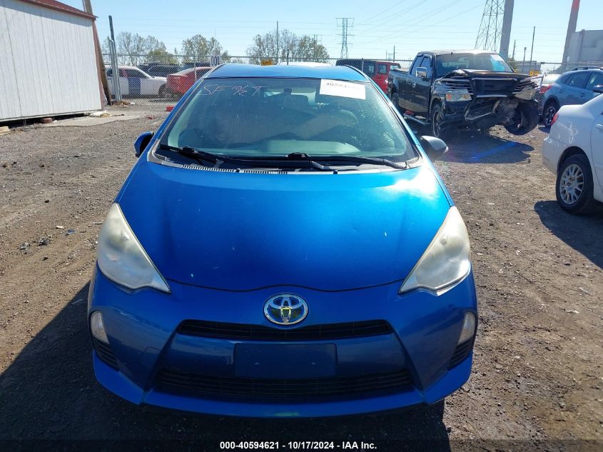 2012 Toyota Prius C Two VIN: JTDKDTB32C1509365 Lot: 40594621