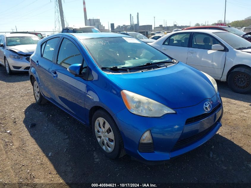 2012 Toyota Prius C Two VIN: JTDKDTB32C1509365 Lot: 40594621