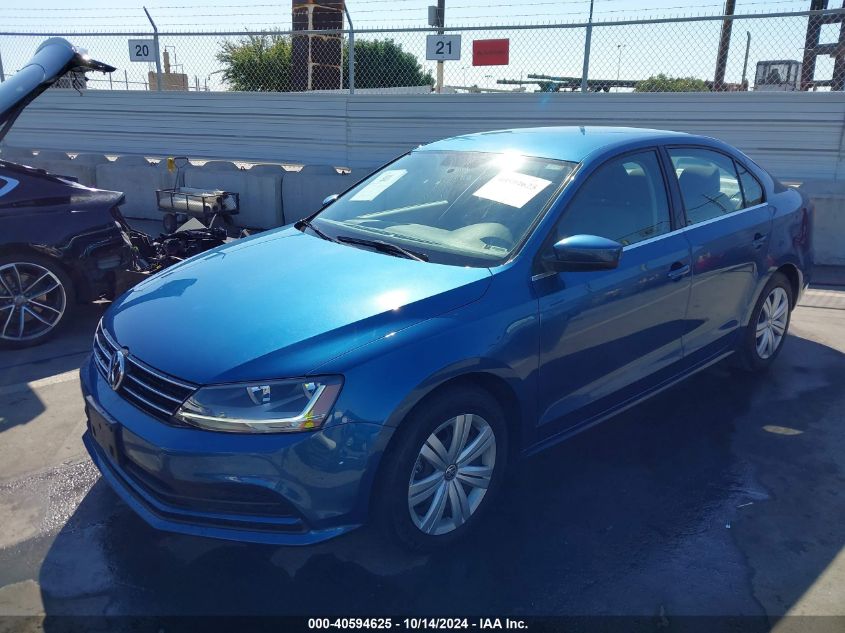 2017 Volkswagen Jetta 1.4T S VIN: 3VW2B7AJ7HM386893 Lot: 40594625