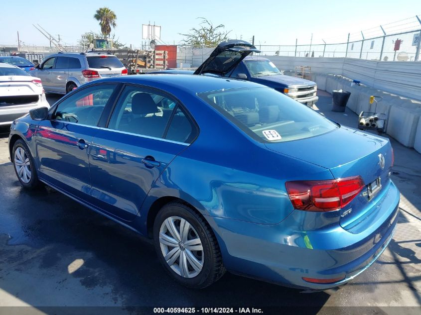 2017 Volkswagen Jetta 1.4T S VIN: 3VW2B7AJ7HM386893 Lot: 40594625